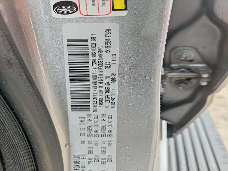 2019 Ram 1500 მანქანა იყიდება აუქციონზე, vin: 1C6SRFHT4KN621674, აუქციონის ნომერი: 56669076