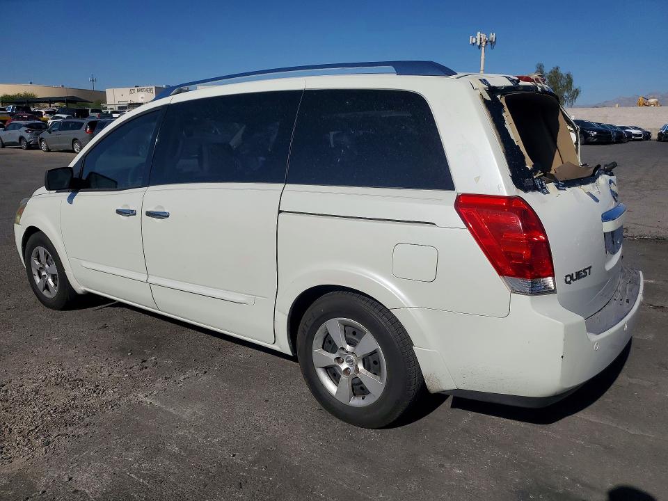 59013566 :رقم المزاد ، 5N1BV28U97N110700 vin ، 2007 Niss Quest Van مزاد بيع