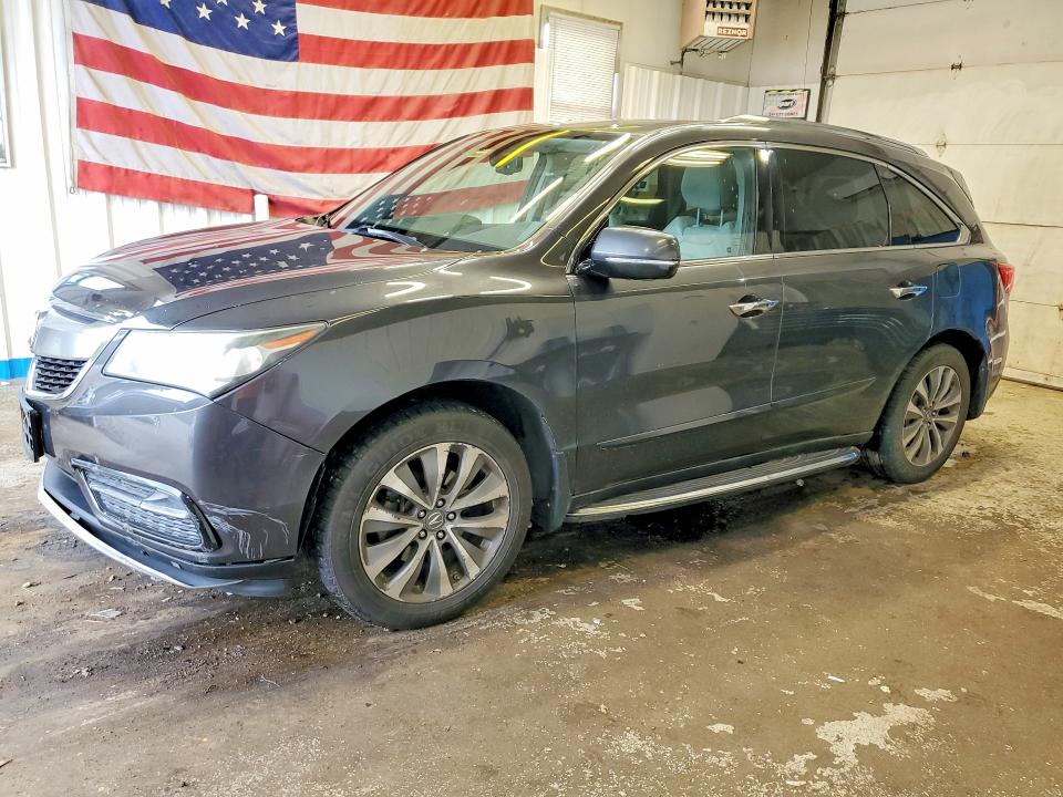 56448376 :رقم المزاد ، 5FRYD4H4XFB001834 vin ، 2015 Acura Mdx مزاد بيع