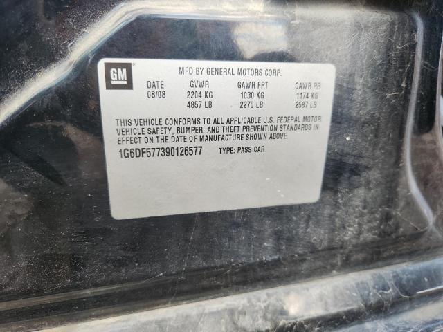 55605476 :رقم المزاد ، 1G6DF577390126577 vin ، 2009 Cadillac Cts مزاد بيع