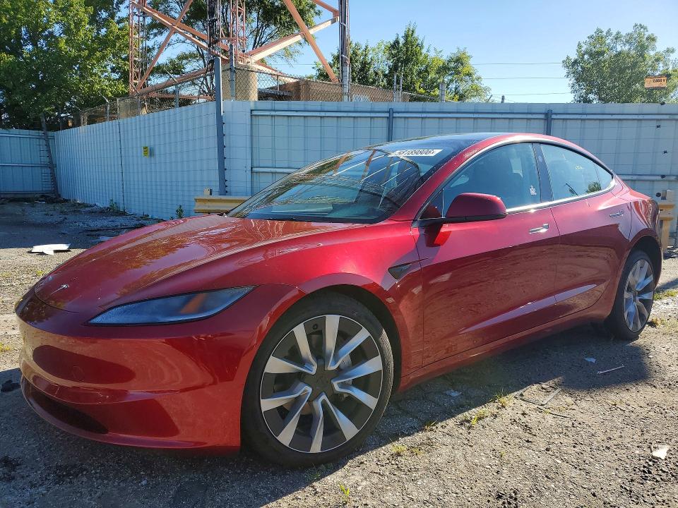 Aukcja sprzedaży 2025 Tesla Model 3, vin: 5YJ3E1EBXSF907468, numer aukcji: 58189806