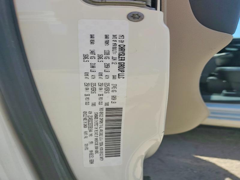 2012 Dodge Grand Caravan მანქანა იყიდება აუქციონზე, vin: 2C4RDGCG5CR381044, აუქციონის ნომერი: 56001786