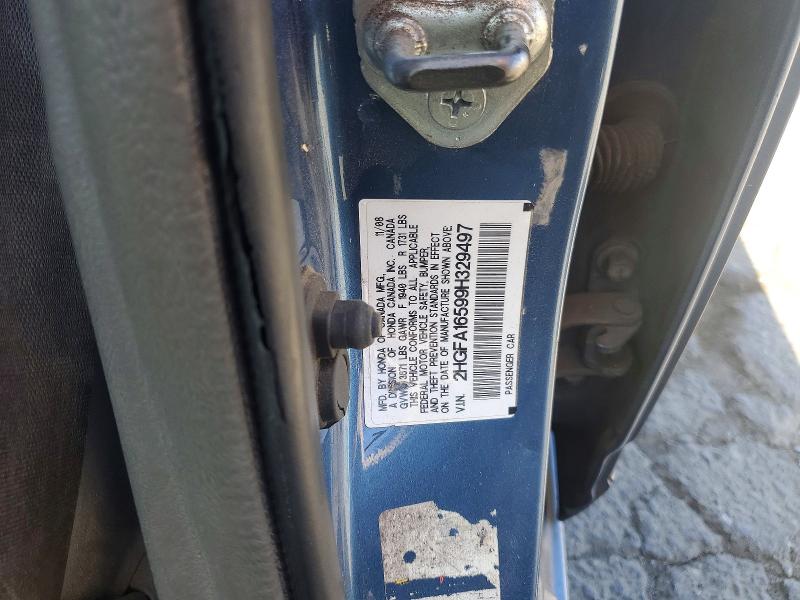 58112826 :رقم المزاد ، 2HGFA16599H329497 vin ، 2009 Honda Civic مزاد بيع