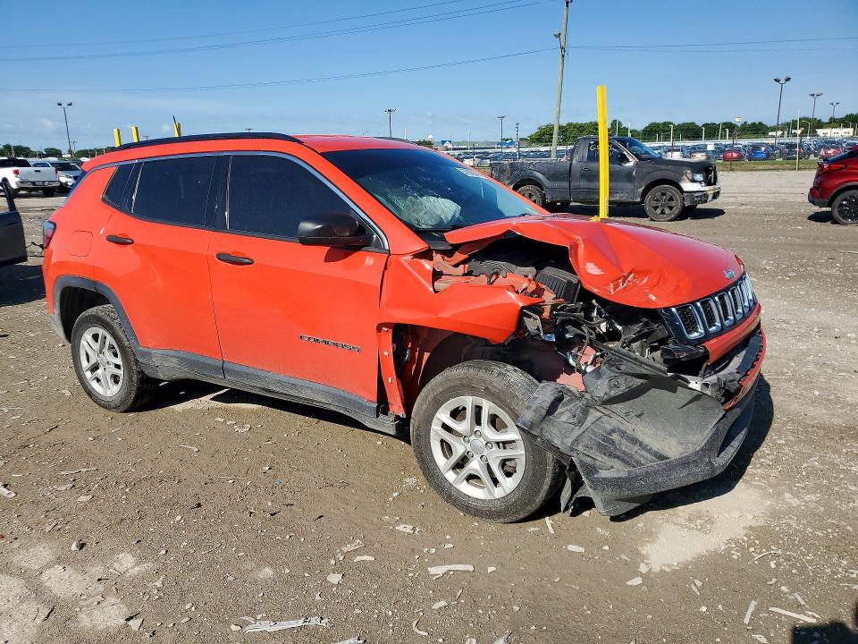 Продажа на аукционе авто 2021 Jeep Compass, vin: 3C4NJDAB3MT504979, номер лота: 57598246