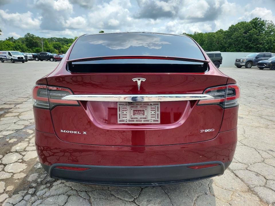 2016 Tesla Model X მანქანა იყიდება აუქციონზე, vin: 5YJXCAE42GFS00607, აუქციონის ნომერი: 57958596