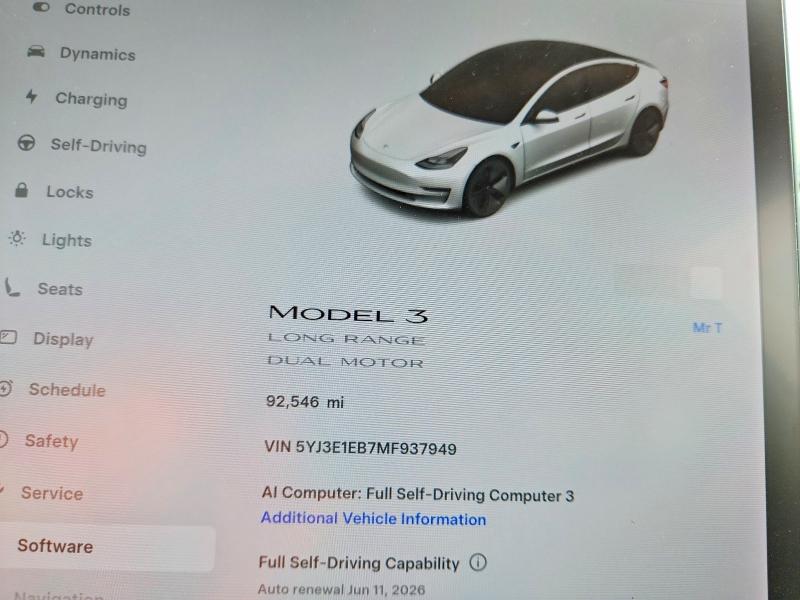 Продаж на аукціоні авто 2021 Tesla Model 3, vin: 5YJ3E1EB7MF937949, номер лоту: 55639476