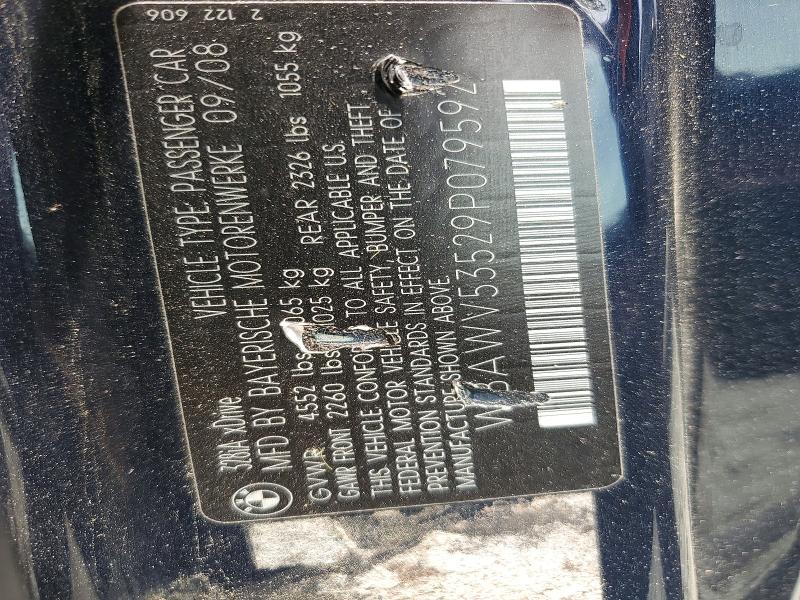 58219646 :رقم المزاد ، WBAWV53529P079592 vin ، 2009 Bmw 328 مزاد بيع