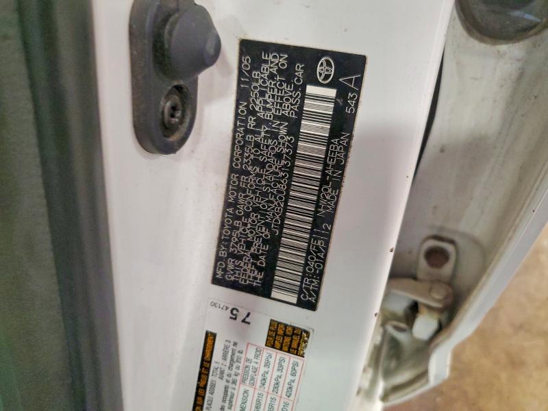 Aukcja sprzedaży 2006 Toyota Prius, vin: JTDKB20U863137373, numer aukcji: 55609106