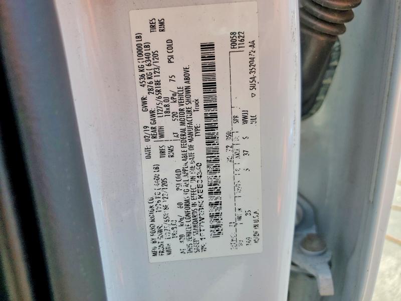Aukcja sprzedaży 2019 Ford F250, vin: 1FT7W2B60KEE34340, numer aukcji: 57242826