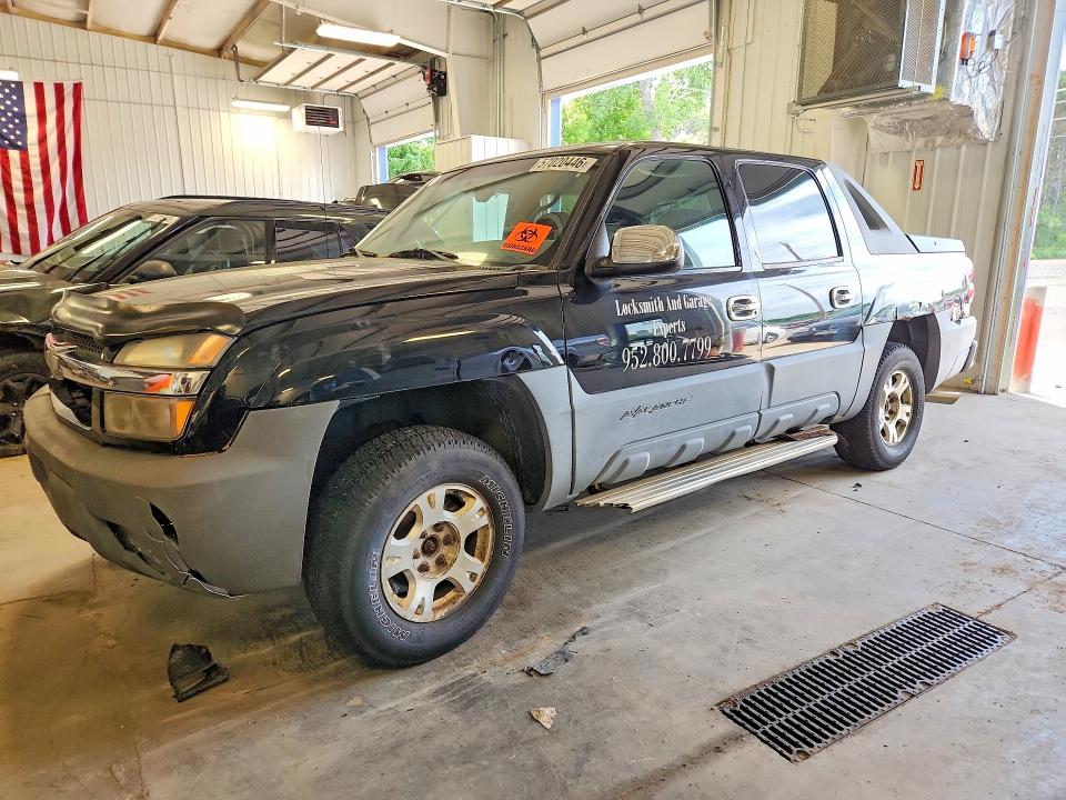 2002 Chevrolet Avalanche მანქანა იყიდება აუქციონზე, vin: 3GNEK13T12G333132, აუქციონის ნომერი: 57020446