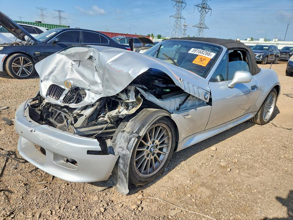 59168266 :رقم المزاد ، 4USCN53402LL50069 vin ، 2002 Bmw Z3 مزاد بيع
