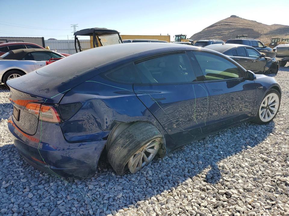57078866 :رقم المزاد ، 5YJ3E1EA6PF593672 vin ، 2023 Tesla Model 3 مزاد بيع
