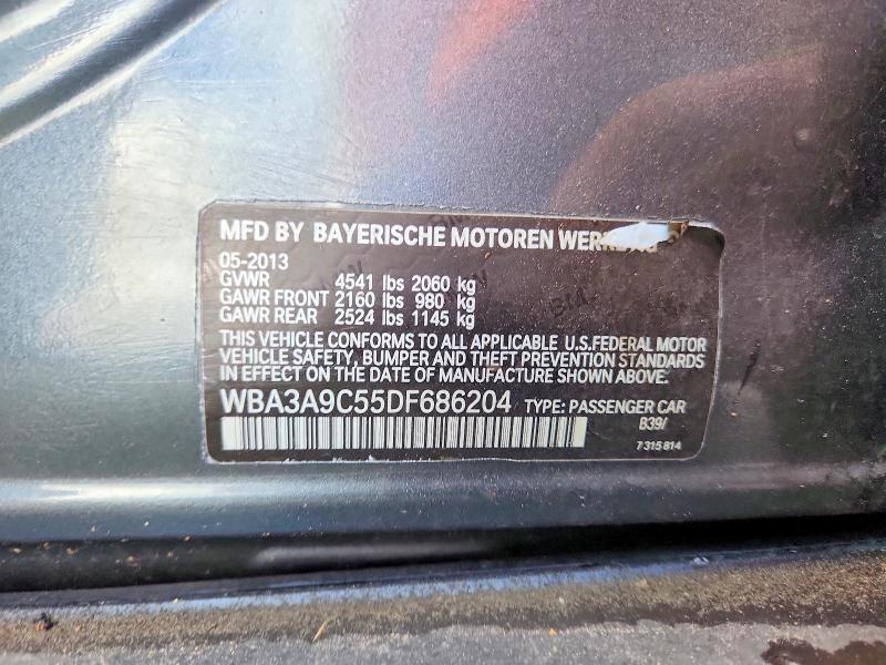 Продажа на аукционе авто 2013 Bmw 335, vin: WBA3A9C55DF686204, номер лота: 56183686