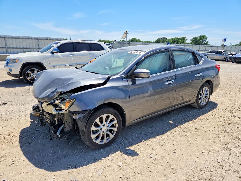 56545196 :رقم المزاد ، 3N1AB7AP1KY286181 vin ، 2019 Nissan Sentra مزاد بيع