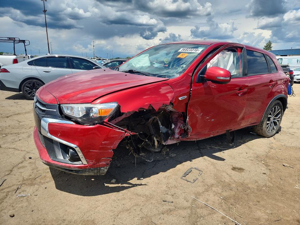 2019 Mitsubishi Outlander Sport მანქანა იყიდება აუქციონზე, vin: JA4AR3AU1KU011852, აუქციონის ნომერი: 56823316