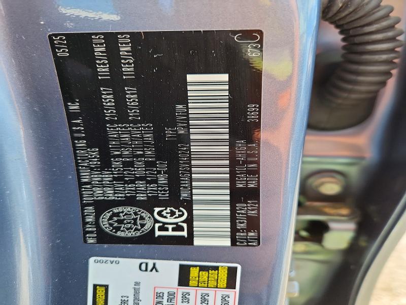55790216 :رقم المزاد ، 7MUCAAAG7SV140242 vin ، 2025 Toyota Corolla Cross مزاد بيع