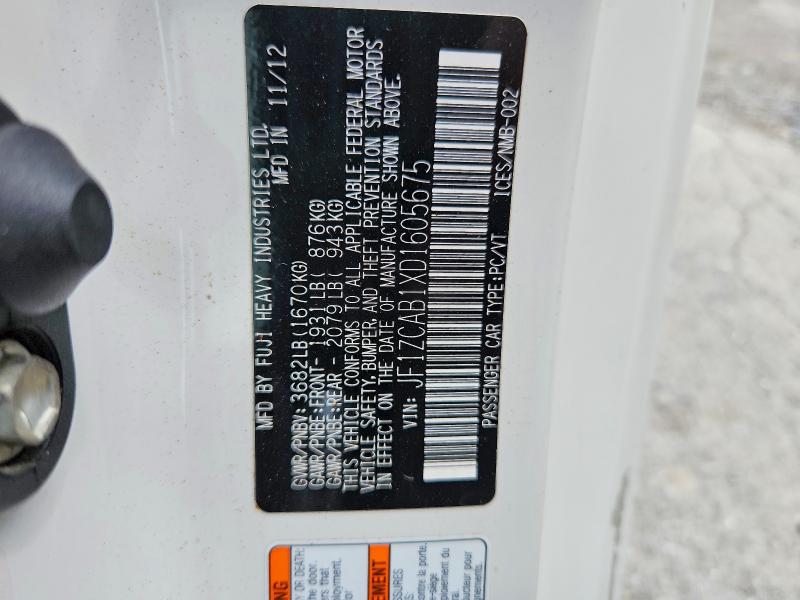 Продажа на аукционе авто 2013 Subaru Brz, vin: JF1ZCAB1XD1605675, номер лота: 56589526