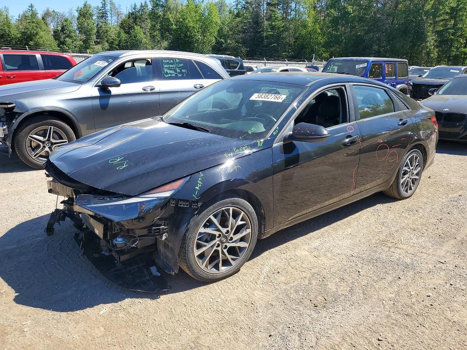 Продажа на аукционе авто 2021 Hyundai Elantra, vin: KMHLN4AG3MU116157, номер лота: 58382766