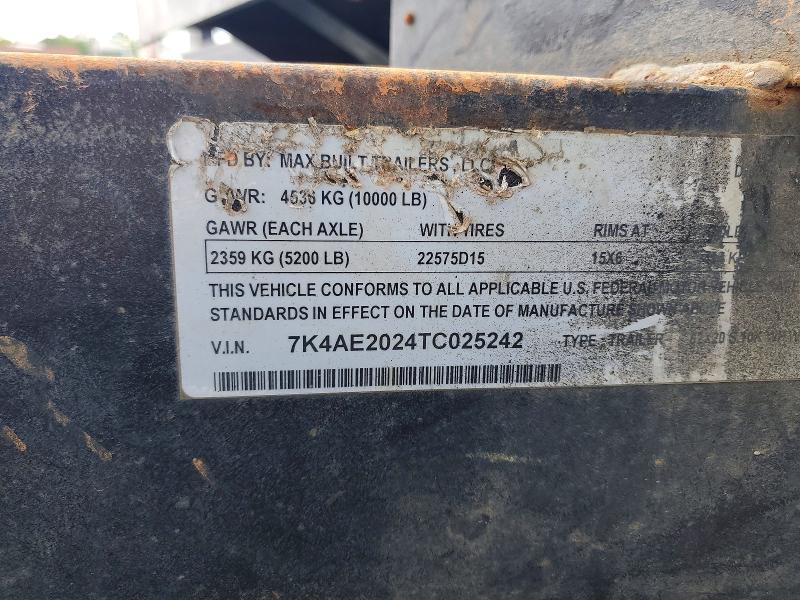 Продажа на аукционе авто 2026 Max Built Bumper Pul, vin: 7K4AE2024TC025242, номер лота: 85632635