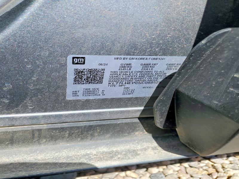 55865986 :رقم المزاد ، KL77LHEP0SC088525 vin ، 2025 Chevrolet Trax مزاد بيع