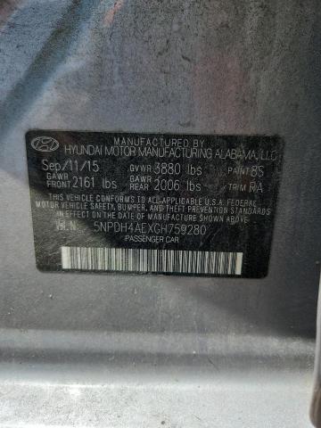 Aukcja sprzedaży 2016 Hyundai Elantra, vin: 5NPDH4AEXGH759280, numer aukcji: 53601376