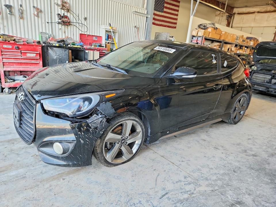 2014 Hyundai Veloster მანქანა იყიდება აუქციონზე, vin: KMHTC6AE3EU184007, აუქციონის ნომერი: 56518666