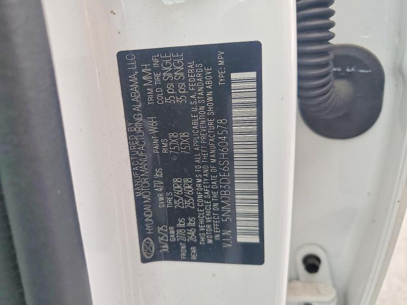 2025 Hyundai Tucson მანქანა იყიდება აუქციონზე, vin: 5NMJB3DE6SH604578, აუქციონის ნომერი: 56164676