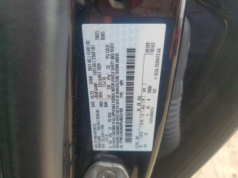 Продаж на аукціоні авто 2023 Ford Escape, vin: 1FMCU9GNXPUB23150, номер лоту: 56416466