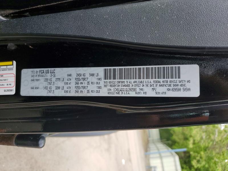 2016 Jeep Wrangler Unlimited მანქანა იყიდება აუქციონზე, vin: 1C4BJWDG1GL202581, აუქციონის ნომერი: 56708416