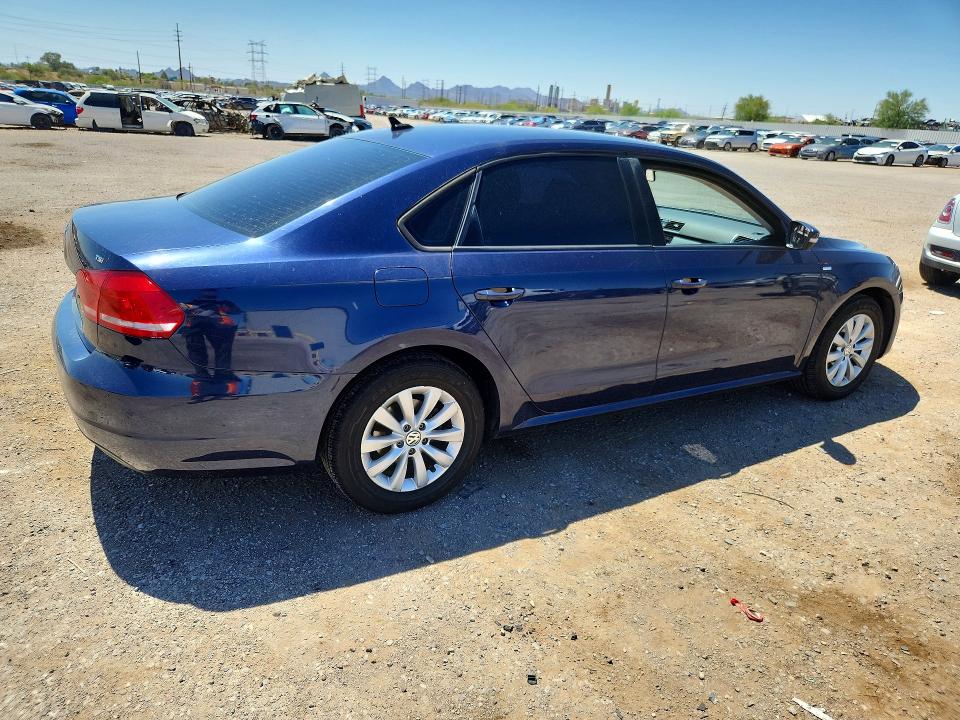 2015 Volkswagen Passat მანქანა იყიდება აუქციონზე, vin: 1VWAT7A30FC031850, აუქციონის ნომერი: 58298236