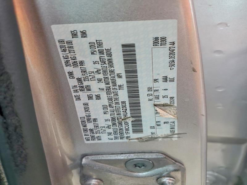 2017 Ford Escape მანქანა იყიდება აუქციონზე, vin: 1FMCU0F79HUA23038, აუქციონის ნომერი: 57684866