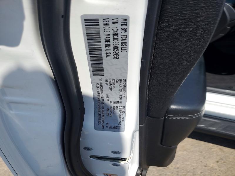 Продаж на аукціоні авто 2021 Dodge Durango, vin: 1C4RDJDG3MC599358, номер лоту: 58268316