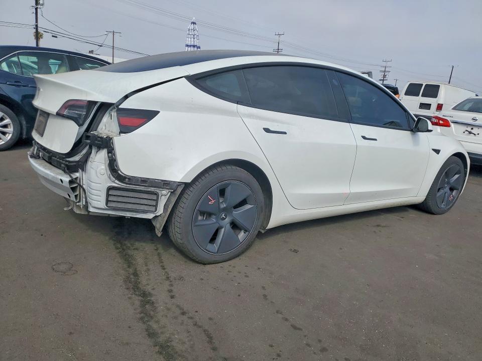 2022 Tesla Model 3 მანქანა იყიდება აუქციონზე, vin: 5YJ3E1EA7NF375673, აუქციონის ნომერი: 55801386