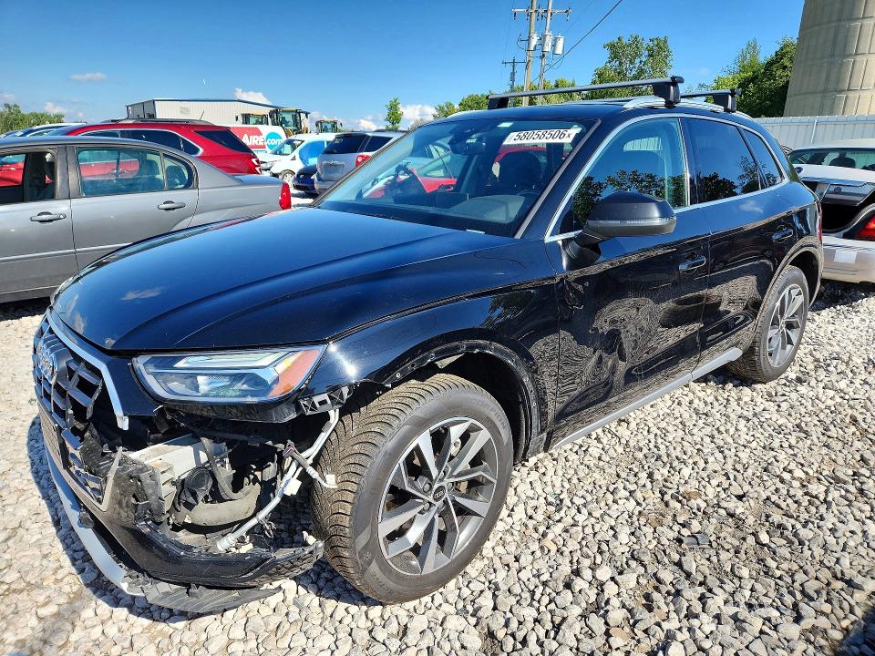 2021 Audi Q5 მანქანა იყიდება აუქციონზე, vin: WA1AAAFY3M2094447, აუქციონის ნომერი: 58058506
