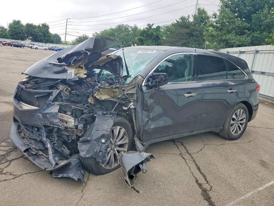 55690196 :رقم المزاد ، 5FRYD4H40GB008650 vin ، 2016 Acura Mdx مزاد بيع