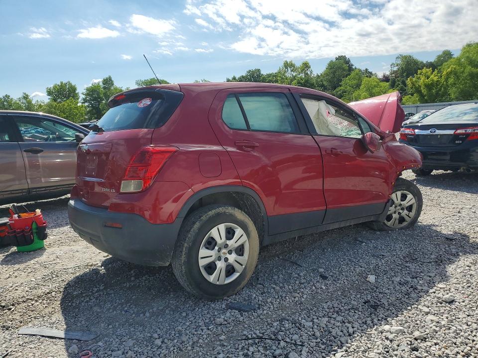 2015 Chevrolet Trax მანქანა იყიდება აუქციონზე, vin: KL7CJKSB9FB171277, აუქციონის ნომერი: 57220746