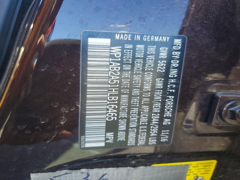 Продажа на аукционе авто 2017 Porsche Macan, vin: WP1AB2A51HLB16465, номер лота: 57364926