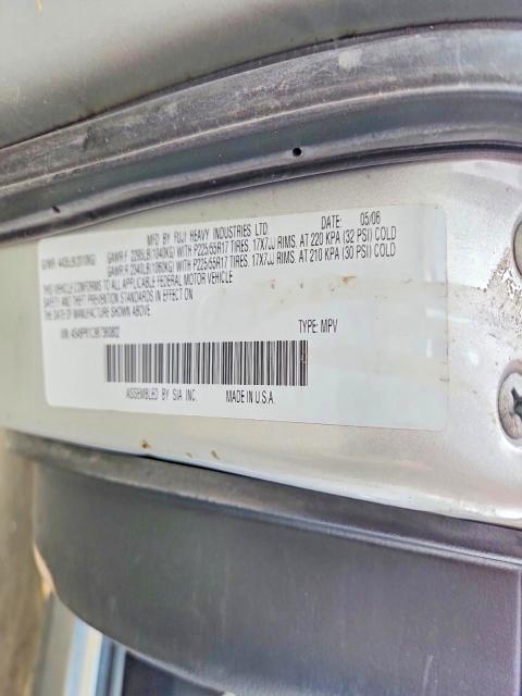 Aukcja sprzedaży 2006 Subaru Legacy, vin: 4S4BP61C967360802, numer aukcji: 59012386