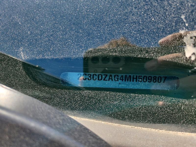 56090666 :رقم المزاد ، 2C3CDZAG4MH509807 vin ، 2021 Dodge Challenger مزاد بيع