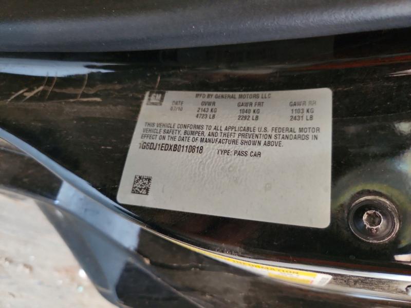 Auction sale of the 2011 Cadillac Cts, vin: 1G6DJ1EDXB0110818, lot number: 58767676