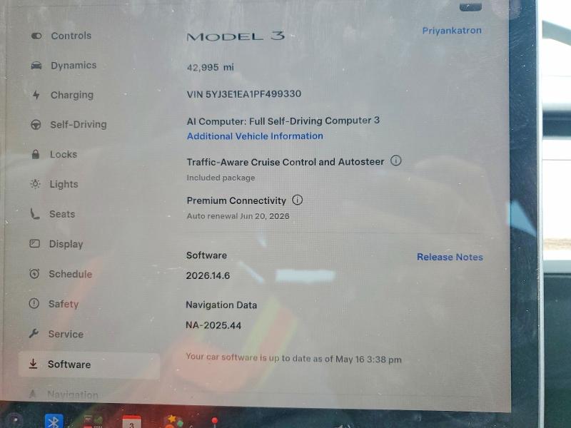 56107316 :رقم المزاد ، 5YJ3E1EA1PF499330 vin ، 2023 Tesla Model 3 مزاد بيع