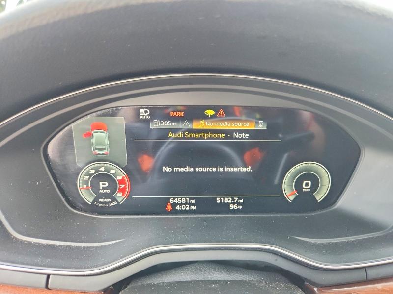 2021 Audi A5 მანქანა იყიდება აუქციონზე, vin: WAUCBCF51MA062290, აუქციონის ნომერი: 58570076