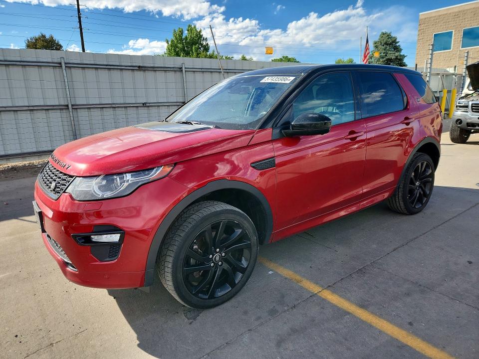 Продажа на аукционе авто 2017 Land Rover Discovery Sport, vin: SALCR2BG0HH689892, номер лота: 57435986