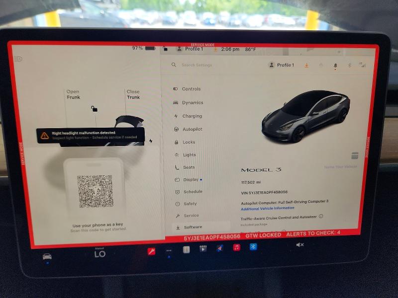 Aukcja sprzedaży 2023 Tesla Model 3, vin: 5YJ3E1EA0PF458056, numer aukcji: 57863246