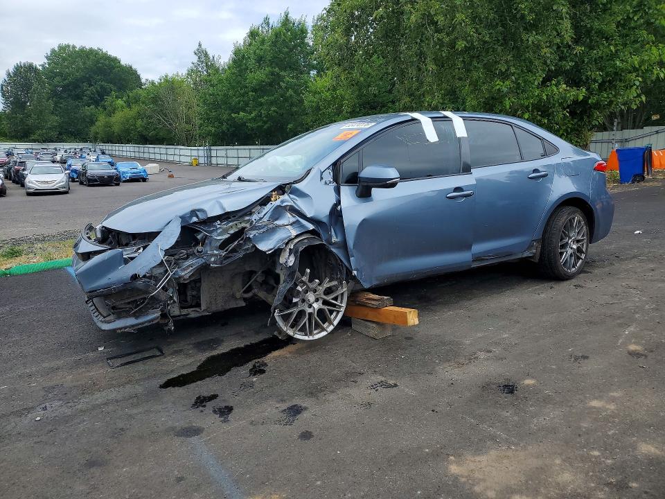 2021 Toyota Corolla მანქანა იყიდება აუქციონზე, vin: 5YFS4MCE9MP065372, აუქციონის ნომერი: 55474176