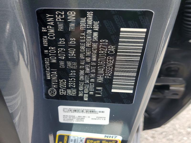 Продажа на аукционе авто 2026 Hyundai Elantra Hybrid, vin: KMHLM4DJ6TU182713, номер лота: 58306566