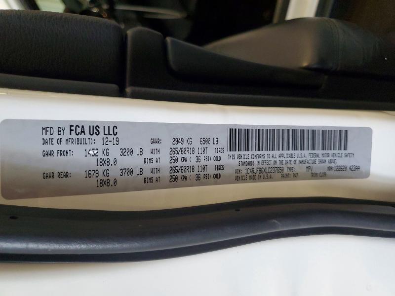 Продажа на аукционе авто 2020 Jeep Grand Cherokee, vin: 1C4RJFBGXLC237650, номер лота: 56843076