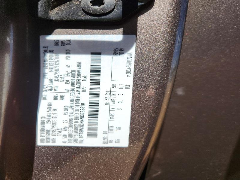 Aukcja sprzedaży 2022 Ford F350, vin: 1FT8W3DN4NEE82510, numer aukcji: 55148646