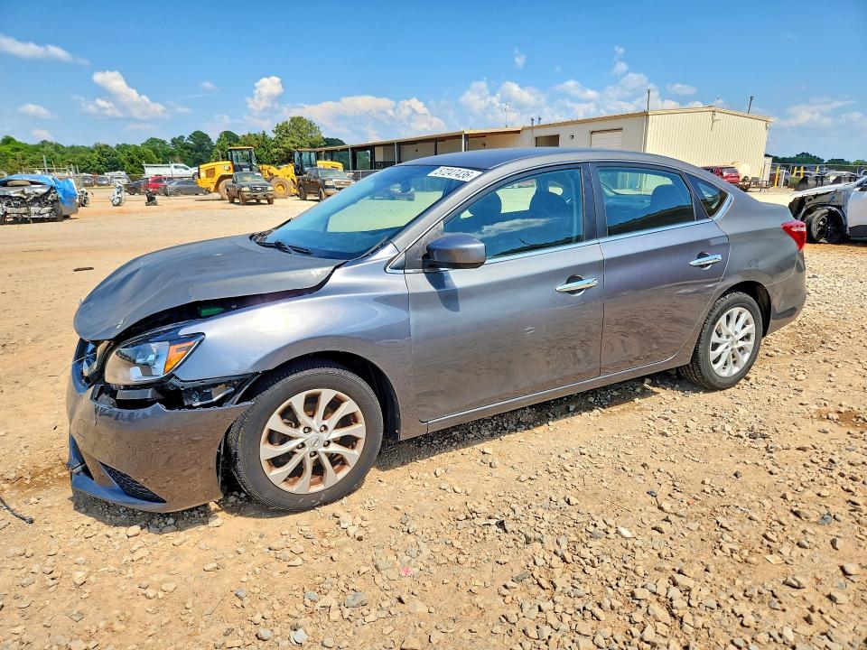 57247436 :رقم المزاد ، 3N1AB7AP1KY383591 vin ، 2019 Nissan Sentra مزاد بيع