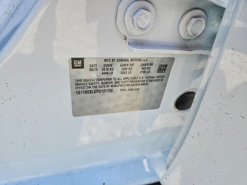 Продаж на аукціоні авто 2015 Chevrolet Malibu, vin: 1G11A5SLXFU101756, номер лоту: 55256236